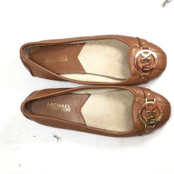 Michael Kors Leather Brown Flats Size 7 - Picture 10 of 12